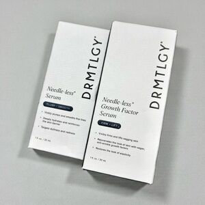 DRMTLGY Skincare Bundle Needle-less Serum & Growth Factor Serum NIB